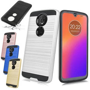 Für Motorola Moto G7 2021 / Moto G7 Plus (XT1965) Gebürstet Stoßfest Hülle - Bild 1 von 16