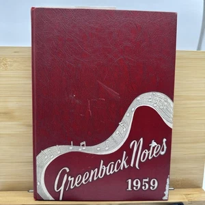 1959 San Juan High School Jahrbuch Greenback Notizen Zitrushöhen ca mit Signatur - Bild 1 von 17