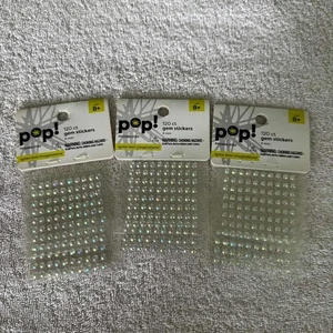 Pop! Pegatinas gemas 4 mm transparentes - Imagen 1 de 8
