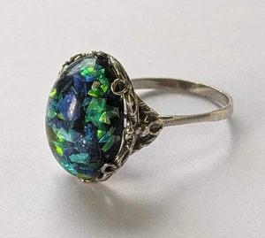 Anillo vintage plata de ley 925 talla 8,5 peso 3,81 g. joyería ucraniana. - Imagen 1 de 11