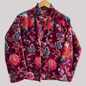 Handmade Suzani Jacke Boho bestickt Mantel Vintage Vintage Textil Kleidung - Bild 1 von 4