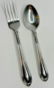 Lenox Forest Park Edelstahl Besteck Silberbesteck 2-teilig Teelöffel Salatgabel - Bild 1 von 6