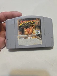 Indiana Jones and the Infernal Machine Nintendo 64/N64 Game AUTHENTIC/TESTED - Picture 1 of 10