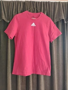 Camiseta Adidas Para Niño Niña Roja Blanca Talla Mediana Amplificador - Imagen 1 de 8
