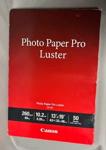 Canon Fotopapier Pro Luster LU-101 13x19 A3+ 50 Blatt 10,2 Mil 69lbs - Bild 1 von 9