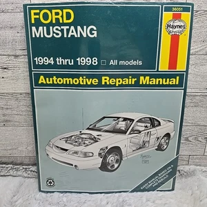 Ford Mustang 1994-1998 Haynes Repair Service Shop Manual Book New Sealed - Bild 1 von 5