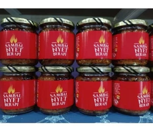 Sambal Nyet Berapi_Salsa piccante profonda di Khairulaming_180g x 4 spedizione espressa - Foto 1 di 6