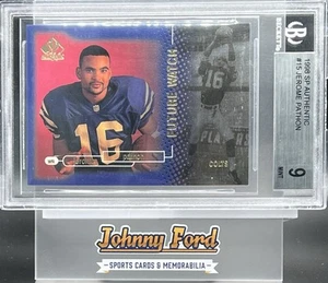 1998 SP Authentic #15 Jerome Pathon Future Watch Rookie #/2000 BGS 9 - Foto 1 di 2