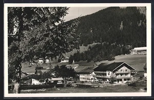 Oberjoch am Paß, Ansichtskarte, Alpengasthof Löwen, Inh. Konrad Brutscher - Picture 1 of 2