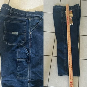 Mens Wrangler Denim Carpenter Work, Construction Pants Jeans Size 40X30 NWT - Picture 1 of 20