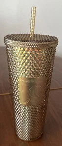 STARBUCKS DISNEY PARKS 50TH ANNIVERSARY GOLD Venti RARE TUMBLER - Bild 1 von 4
