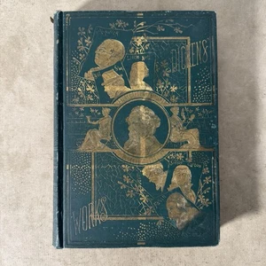 "The Works of Charles Dickens" Vol. V, Colliers Unabridged Edition, Antque, 1870 - Picture 1 of 10