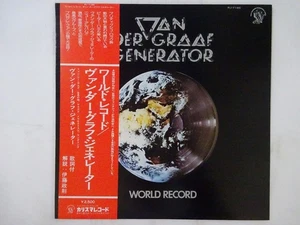 Van Der Graaf Generator World Record Charisma RJ-7185 Japan VINYL LP OBI - Picture 1 of 3