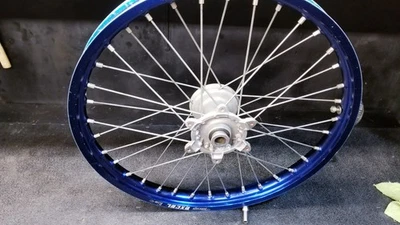 OEM Front Blue wheel rim 2014-2025 Yamaha yz250f yz450f 2020 2019 21 20 19 18 - Image 1 of 4