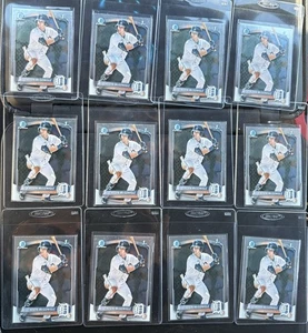 (12)ct 2025 BOWMAN CHROME 1st RC #BCP-79 KEVIN MCGONIGLE RC ROOKIE LOT - Picture 1 of 2