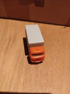 LKW IFA W50i TT VEB Modell - Konstrukt 1:120 Orange  / Grau Kühlwagen - Bild 1 von 3