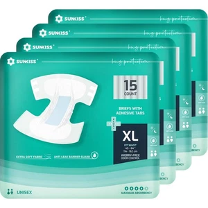 SUNKISS TrustPlus Windeln für Erwachsene mit maximaler Saugfähigkeit Unisex Einweg inkl... - Bild 1 von 7