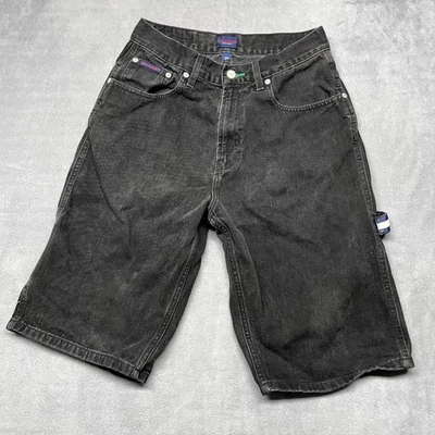 Pantalones Cortos de Carpintero Tommy Hilfiger De Colección Y2K Para Hombres 29 Negro Hammer Loop Ropa de Trabajo Foto 1 de 4