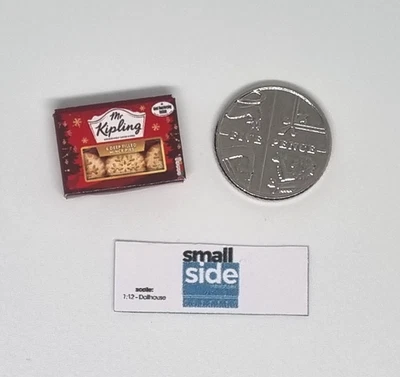 Puppenhaus Miniatur Maßstab 1:12 Weihnachtsessen - Mr Kipling Mince Pies Box