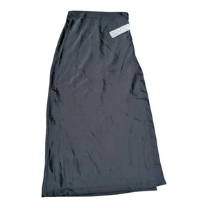 Urban Outfitters Black A-Line Skirt Side Slit Women's Small New - Picture 1 of 9