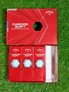 **NEU** Callaway Chrome Soft Golfbälle - 9 Stück - Modelljahr 2020/21 - Bild 1 von 1