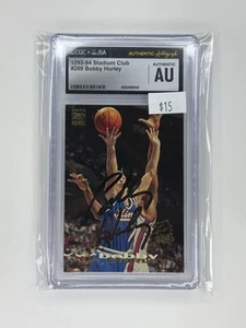 CGC Authentic 1993-94 Stadium Club Bobby Hurley Auto #269 - Picture 1 of 2