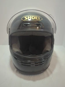 Shoei RJ-Air Platinum Motorcycle Helmet Black With Bag - Picture 1 of 9