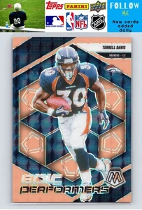 2025 Panini Mosaic #17 Terrell Davis Epic Performers Mosaic Orange Fluorescent - Bild 1 von 2