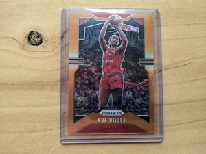A'ja Wilson 2020 Panini Prizm WNBA Orange Prizm #15/65 Aces /65 No. 18 - Picture 1 of 17