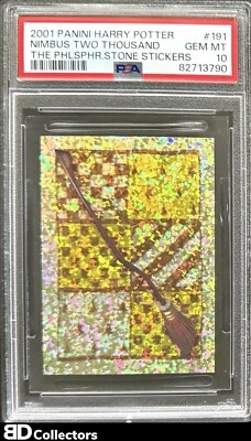 NIMBUS TWO THOUSAND PSA 10 POP 5 #191 2001 Harry Potter Philosopher’s Stone - Image 1 of 3