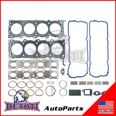 Fits 04-13 Nissan Titan Pathfinder Armada QX56 5.6L DOHC Head Gasket Set VK56DE Foto 1 de 4