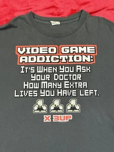 2008 ODM XL T-Shirt Video Game Addiction When You Ask Your Doctor Extra Live - Picture 1 of 9