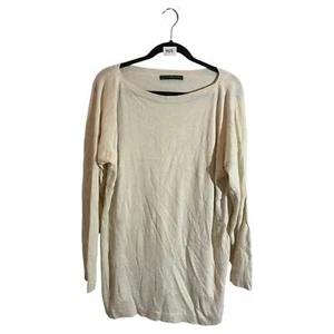 Peruvian Connection Pima Cotton & Modal Knit Sweater Women's Size XL Cream - Picture 1 of 6