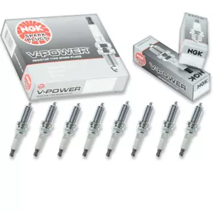 8 pcs NGK V-Power Spark Plugs for 2008-2017 Lexus LX570 5.7L V8 5.7L - ht - Picture 1 of 5