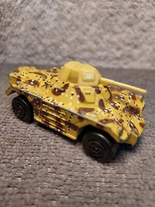 1973 Matchbox Weasel Military Tank Tan Beige Camo Camouflage Lesney England - Imagen 1 de 9