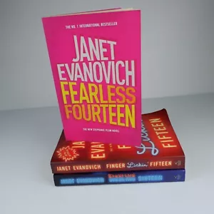 Stephanie Plum 14 - 16 by Janet Evanovich - Fearless 14 + Finger Lickin' 15 + - Picture 1 of 17