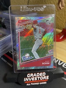 2021 Donruss ALEC BOHM The Rookies Rapture Parallel #TR7 Phillies $1 Shipping - Picture 1 of 2