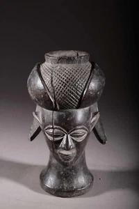 art africain Coupe à offrandes Kuba 2481 - Picture 1 of 11