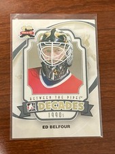ED BELFOUR 2012-13 IN THE GAME DECADES 1990s CARD #101