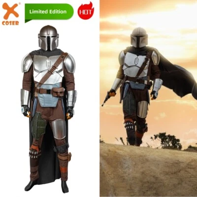 Xcoser Star Wars The Mandalorian Din Djarin Cosplay Beskar Armadura de Acero Disfraz