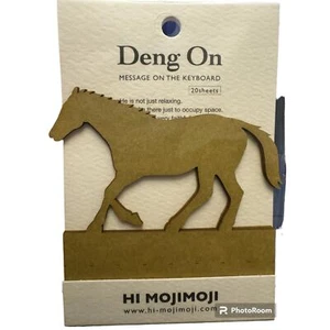 Pferd Schreibwaren eingestellt Pferd Hi Mojimoji Deng auf Tastatur Memo Notizen  - Bild 1 von 11