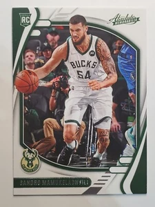 2021-22 Panini Chronicles #220 Sandro Mamukelashvili RC/Absolute Milwaukee Bucks - Picture 1 of 2