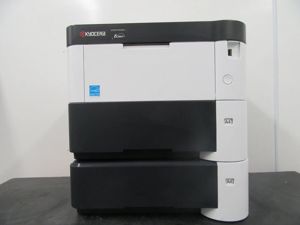 Kyocera P3045dn Printer A4 Mono  VeryLowCountUnder6K XtraTray 97%Toner WARRANTY - Image 1 of 4