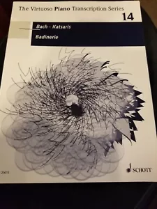 The Virtuoso Piano Transcription Series 14 Bach Katsaris Baño Schott 2009 - Imagen 1 de 3