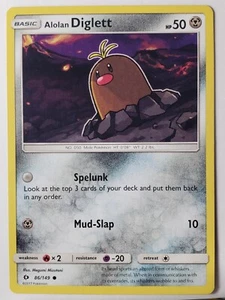 Tarjeta Pokémon Alolan Diglett 86/149 casi nueva - Sun Moon - envío combinado de $2 - Imagen 1 de 3