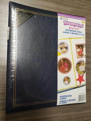 Westrim Crafts Load Leatherette PostBound Album 8.5"X11" - Image 1 of 4