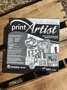 Print Artist 2003 Print Kit Deluxe PC CD desktop project publishing tools! 6CDs - Picture 1 of 3