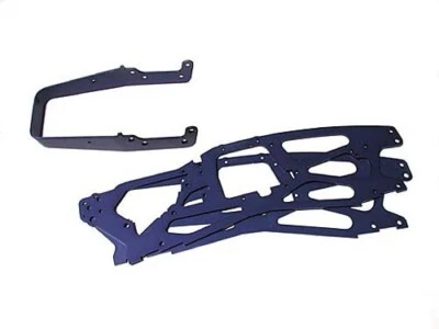 HPI 73928  2.5mm Chassis and Roll Bar Blue Savage 21/25 Truck Disc RC Car Parts - Image 1 of 3