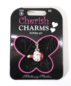 L1 compleanno bambina cupcake CIONDOLI CHERISH ciondolo chiusura aragosta - Foto 1 di 5