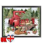 Full Cross Stitch 11CT Christmas Car Counted Embroidery DIY Needlework Kits Art